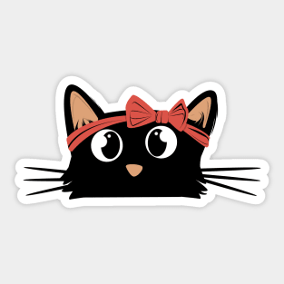 Cute cat mom Sticker